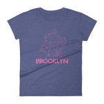 Women's Brooklyn t-shirt heather blue