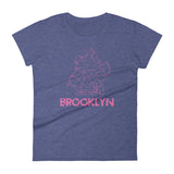 Women's Brooklyn t-shirt heather blue