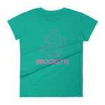 Women's Brooklyn t-shirt heather green