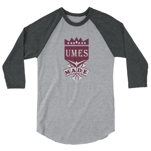 UMES Made 3/4 sleeve raglan shirt